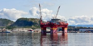 Πλατφόρμα εξόρυξης πετρελαίου στη Νορβηγία 