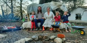 Η οικογένεια που ζει σε δάσος στην Ιταλία