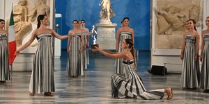 Από την τελετή Αφής της Ολυμπιακής Φλόγας