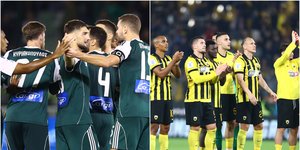 Μάλμε - Παναθηναϊκός, ΑΕΚ -Σάμροκ 