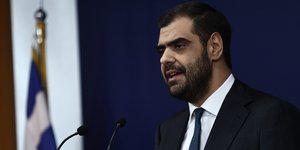 Ο κυβερνητικός εκπρόσωπος Παύλος Μαρινάκης 