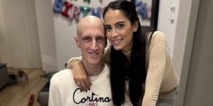 Ο Ακίλε Πολονάρα με τη σύζυγό του