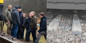  Ο πρωθυπουργός Ντόναλντ Τουσκ ανακοίνωσε ότι σιδηροδρομικό δίκτυο υπέστη σαμποτάζ στην Πολωνία