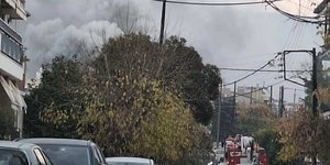 Πυκνοί καπνοί στην Πυλαια 