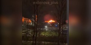 Έκρηξη που φέρεται να οφείλεται σε ουκρανικό drone στην πόλη Τσεμποκσάρι, στη ρωσική περιοχή της Τσουβάσια