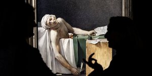  Ο «Θάνατος του Μαρά» (1793) είναι, με όρους σύγχρονης οπτικής κουλτούρας, ο πρώτος «true crime» πίνακας της νεότερης ζωγραφικής / GETTY