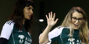 Η Τόνια Σωτηροπούλου στο Παναθηναϊκός-ΠΑΟΚ