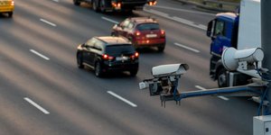 Radar ταχύτητας σε ευρωπαϊκό αυτοκινητόδρομο 