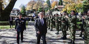 Ο ΠτΔ Κωνσταντίνος Τασούλας στο Μέτσοβο