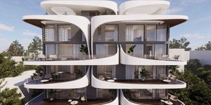 πρόσοψη πολυκατοικίας seventies style Γλυφάδα