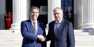 Συνάντηση του υπουργού Ανάπτυξης Τάκη Θεοδωρικάκου με τον αναπληρωτή υπουργό Εξωτερικών των ΗΠΑ