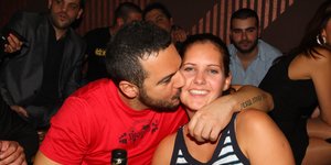 Ο Τριαντάφυλλος με τη σύζυγό του