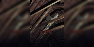 Κεραυνός άνοιξε τρύπα σε πολυκατοικία στα Ιωάννινα