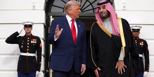 Θερμή υποδοχή του Ντόναλντ Τραμπ στον μπιν Σαλμάν