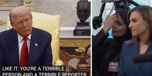 Ο Τραμπ αποπαίρνει δημοσιογράφο