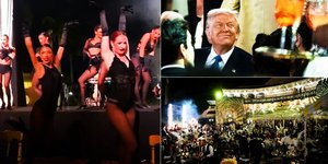 Το ξέφρενο πάρτι-μασκέ του Τραμπ στο Μαρ-α-Λάγκο με ημίγυμνες χορεύτριες