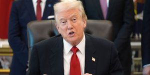 Ο πρόεδρος των ΗΠΑ, Ντόναλντ Τραμπ