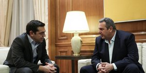Πάνος Καμμένος και Αλέξης Τσίπρας