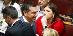 Αλέξης Τσίπρας και Ζωή Κωνσταντοπούλου