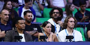 Οι Εμμανουήλ Καραλής και Στέφανος Τσιτσιπάς 