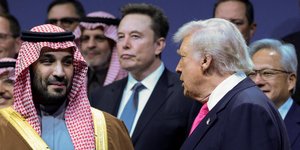 Μπιν Σαλμάν, Μασκ, Τραμπ