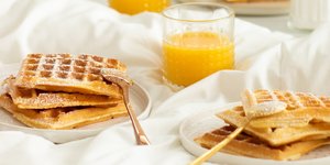 Βάφλες με άχνη / Φωτογραφία: Pixabay