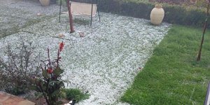 Χαλάζι στην Μπόρσα Αργολίδας