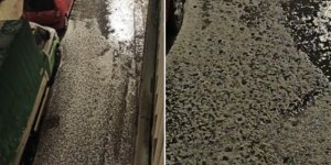 Απίστευτες εικόνες από το χαλάζι τα ξημερώματα στην Αθήνα