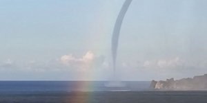 Υδροστρόβιλος στον Πλακιά Ρεθύμνου