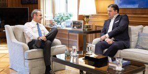 Συνάντηση Μητσοτάκης με τον Μποντίρογκα