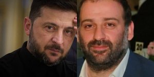 Ο Βολοντιμίρ Ζελένσκι και ο Τιμούρ Μίντιτς