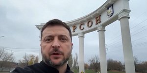 Το βίντεο του Ζελένσκι από τη Χερσώνα 