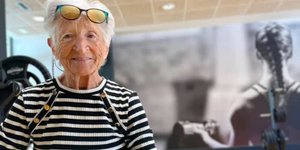 Η 101χρονη στο γυμναστήριο 