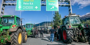 Αγρότες στην Πάτρα 