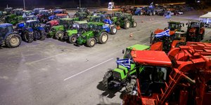 Αγρότες τρακτέρ