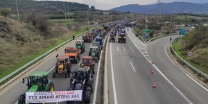 Αγροτικές κινητοποιήσεις στην Εγντατία Οδό