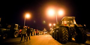 Οι αγρότες υποδέχονται το 2026 στο δρόμο