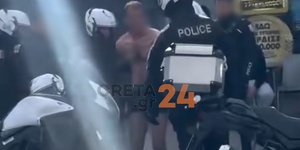 άνδρας γυμνός ηράκλειο ζημιές