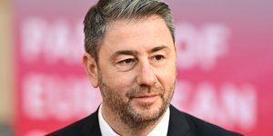 Ο Νίκος Ανδρουλάκης στις Βρυξέλλες, στην προσύνοδο των Σοσιαλιστών