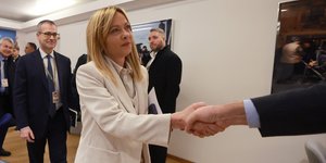 Η Τζόρτζια Μελόνι στις Βρυξέλλες