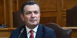 Ο βουλευτής της ΝΔ Χρήστος Μπουκώρος στην Εξεταστική για τον ΟΠΕΚΕΠΕ