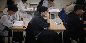 Η ενότητα Αγγλικών του νοτιοκορεατικού πανεθνικού διαγωνισμού εισαγωγής στα πανεπιστήμια, του περίφημου Suneung (CSAT), είναι έτσι κι αλλιώς συνώνυμη με την πίεση και τη λεπτομέρεια / GETTY