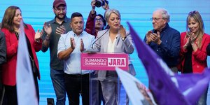 Η υποψήφια της αριστεράς για την προεδρία της Χιλής Γιανέτ Χάρα