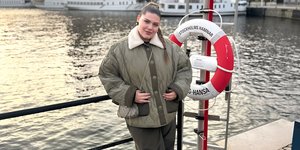 Η Δανάη Μπάρκα στην Στοκχόλμη