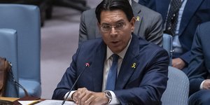 Ο Ισραηλινός Μόνιμος Αντιπρόσωπος στον ΟΗΕ πρέσβυς Ντάνι Ντανόν