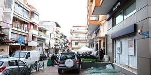 Το σημείο της έκρηξης στον Εύοσμο Θεσσαλονίκης