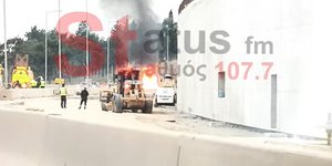 Φωτιά σε αυτοκίνητο στην Περιφερειακή οδό της πόλης