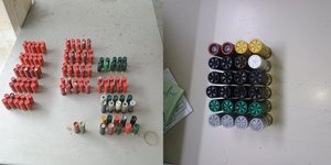 Φυσίγγια που βρέθηκαν κατά τις συλλήψεις στη Βόρεια Μακεδονία