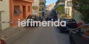 Εικόνα από το σημείο στου Γκύζη όπου σημειώθηκε το αιματηρό περιστατικό