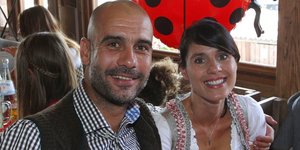 Πεπ Γκουαρδιόλα με την Κριστίνα Σέρα